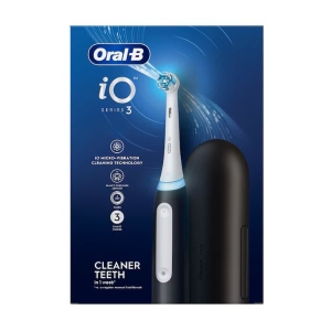 ORAL B POWER TOOTHBRUSH iO SERIES 3 BLACK