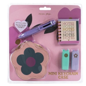TRI-COASTAL 31113-32865 FLOWER MINI KEYCHAIN CASE SET