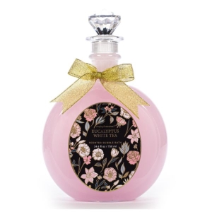 TRI-COASTAL F31420-32597 OVAL JEWEL TOP BUBBLE BATH EUCALYPTUS WHITE TEA SCENTED BUBBLE BATH 730ML