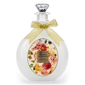 TRI-COASTAL F31420-32598 OVAL JEWEL TOP BUBBLE BATH HONEY ALMOND SCENTED BUBBLE BATH 730ML