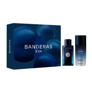 ANTONIO BANDERAS THE ICON EAU DE TOILETTE EDT 100ML + DEODORANT SPRAY 150 ML ( 25 )