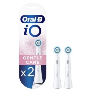 ORAL B iO GENTLE CARE POWER BRUSH HEAD X2 WHITE