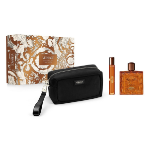 VERSACE EROS NAJIM POUR HOMME EAU DE PARFUM EDP 100ML + EDP 10ML + VERSACE BLACK TROUSSE