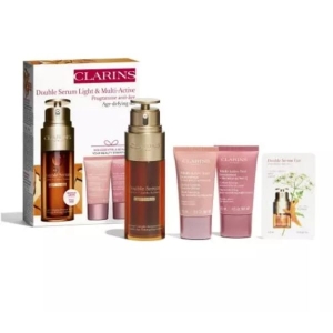 CLARINS DOUBLE SERUM LIGHT & MULTI ACTIVE AGEDEFYING SET
