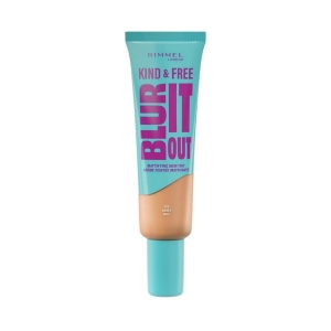 RIMMEL FACE KIND & FREE BLUR IT OUT LIQUID FOUNDATION 303 HONEY 30ML