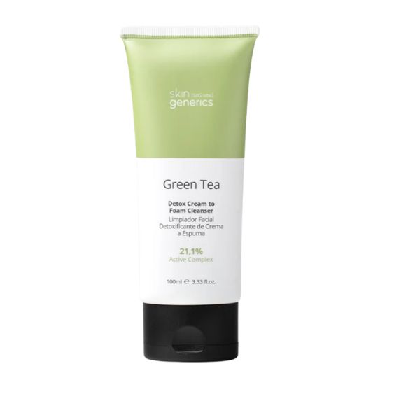 SKIN GENERICS GREEN TEA CREAM TO FOAM CLEANSER 100ML