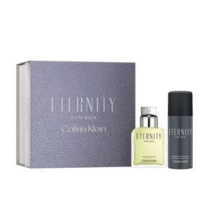 CALVIN KLEIN ETERNITY FOR MEN EAU DE TOILETTE EDT 100ML + DEODORANT SPRAY 150ML ( 25 )
