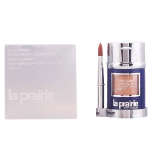LA PRAIRIE SKIN CAVIAR CONCEALER FOUNDATION ALMOND BEIGE 40 SPF 15 30 ML