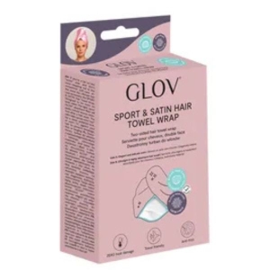 GLOV SPORT & SATIN HAIR TOWEL WRAP BEIGE