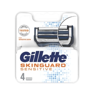 GILLETTE SKINGUARD SENSITIVE ALOE CARTRIDGES X4s