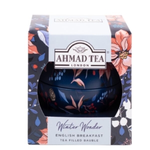 AHMAD TEA WINTER WONDER BAUBLES ASSORTED X12 CADDY