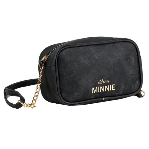 MINNIE MOUSE FAUX LEATHER BLACK CLUTCH BAG CERDA 5947