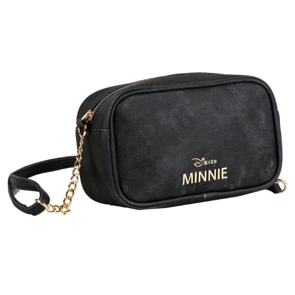 MINNIE MOUSE FAUX LEATHER BLACK CLUTCH BAG CERDA 5947