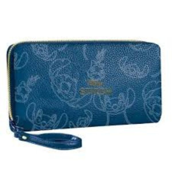 STITCH FAUX LEATHER BLUE WALLET CERDA 5967