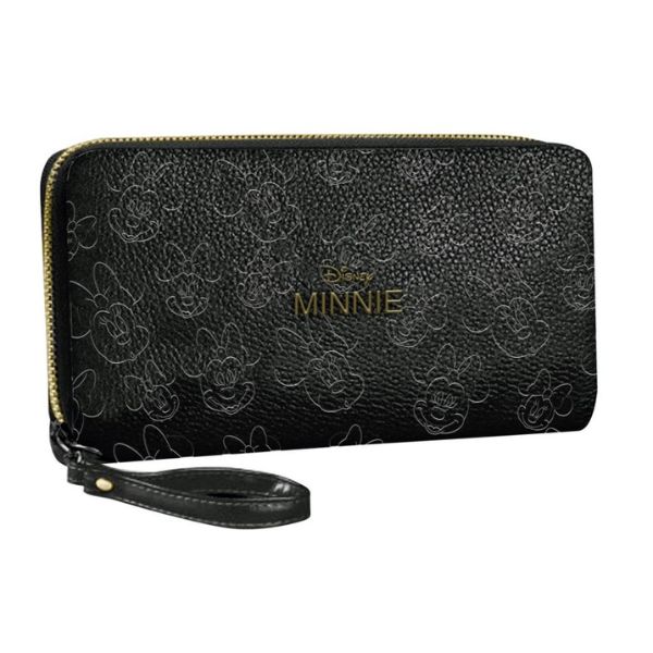 MINNIE MOUSE FAUX LEATHER BLACK WALLET CERDA 5969