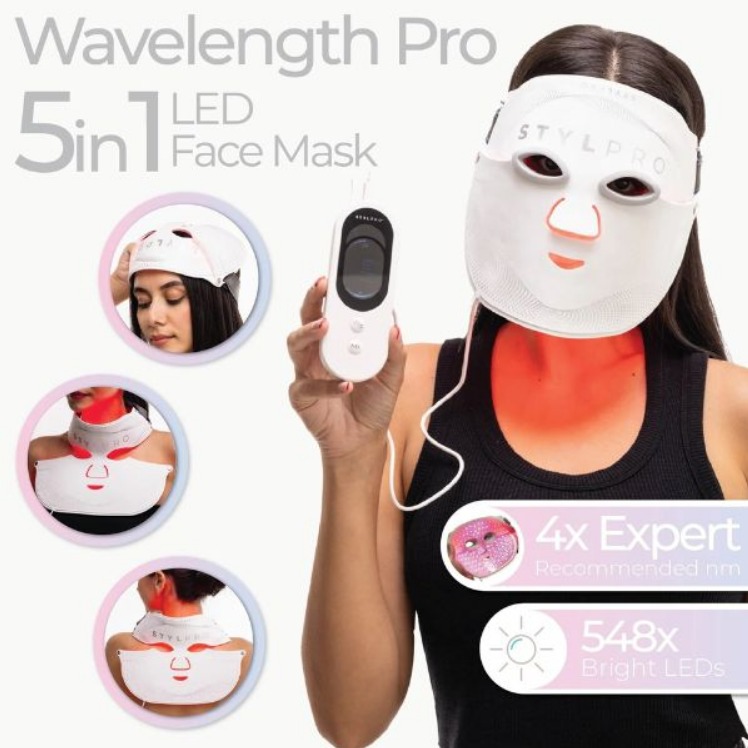 STYLPRO Wavelength Pro 5-in-1 LED Face Mask: The Ultimate Flexible Smart Skincare Device