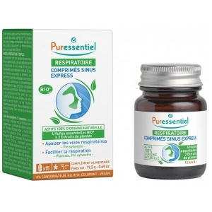 PURESSENTIEL RESPIRATOIRE EXPRESS SINUS X15 TABS