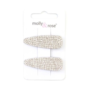 MOLLY & ROSE 9339 DIAMOND BEAK CLIPS X 2