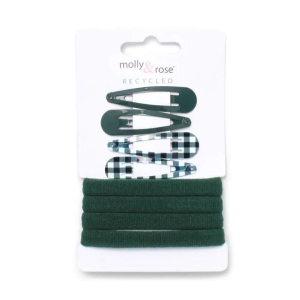 MOLLY & ROSE 9423 GREEN CLICK CLACKS & ELASTICS SET