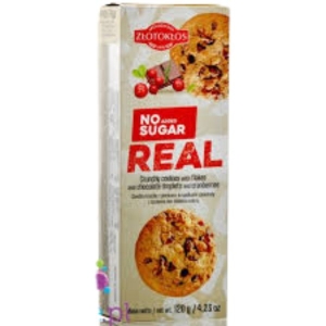 ZLOTOKLOS REAL CRUNCHY COOKIES CRANBERRIES 120G