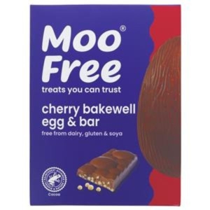 MOO FREE EASTER EGGS CHERRY BAKEWELL 135G