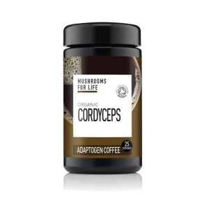 MUSHROOMS FOR LIFE ORGANIC CORDYCEPS ADAPTOGEN COFFEE 75G