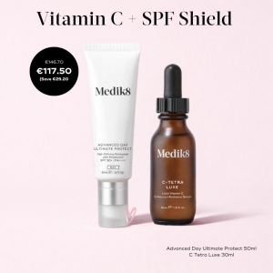MEDIK8 VITAMIN C + SPF SHIELD ADVANCED DAY ULTIMATE PROTECT 50 ML + C TETRA LUXE 30ML (5638)